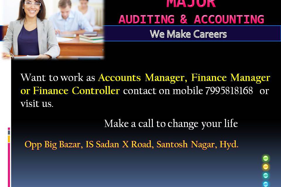Accounting & Finance Institute, Major Accounting Hyderabad