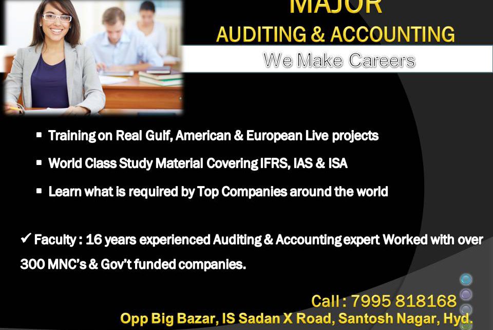 Accounting Training Institutes Hyderabad Major Accounting